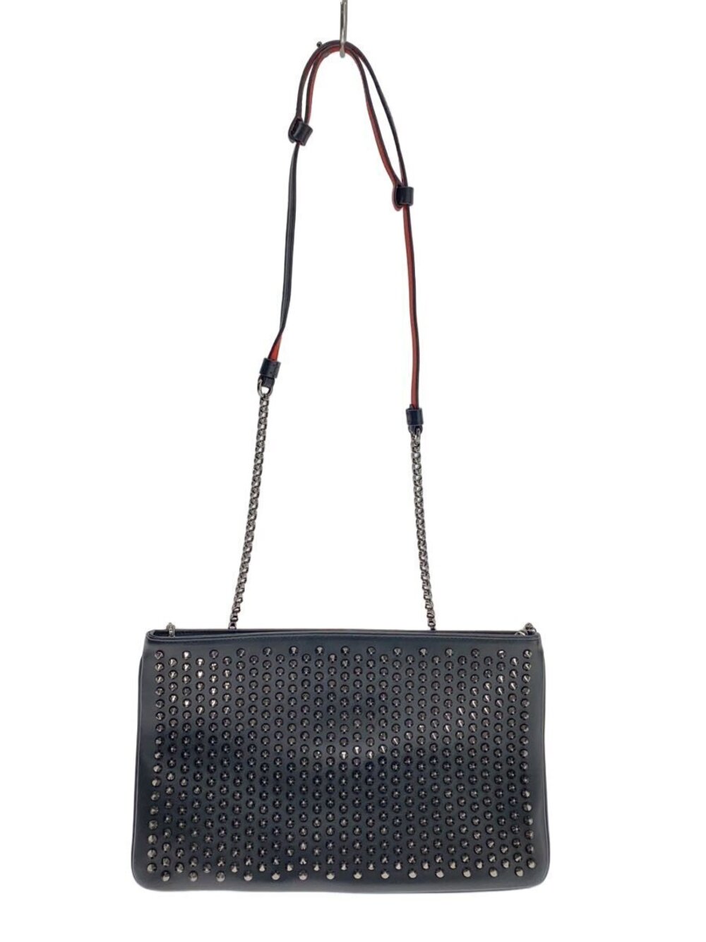 Christian Louboutin Lupiboche Shoulder bag Leather Black